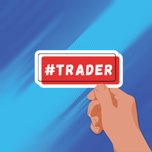 #TRADER STICKER