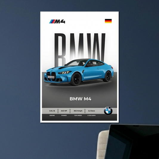 BMW M4 | C-2 | CAR POSTER