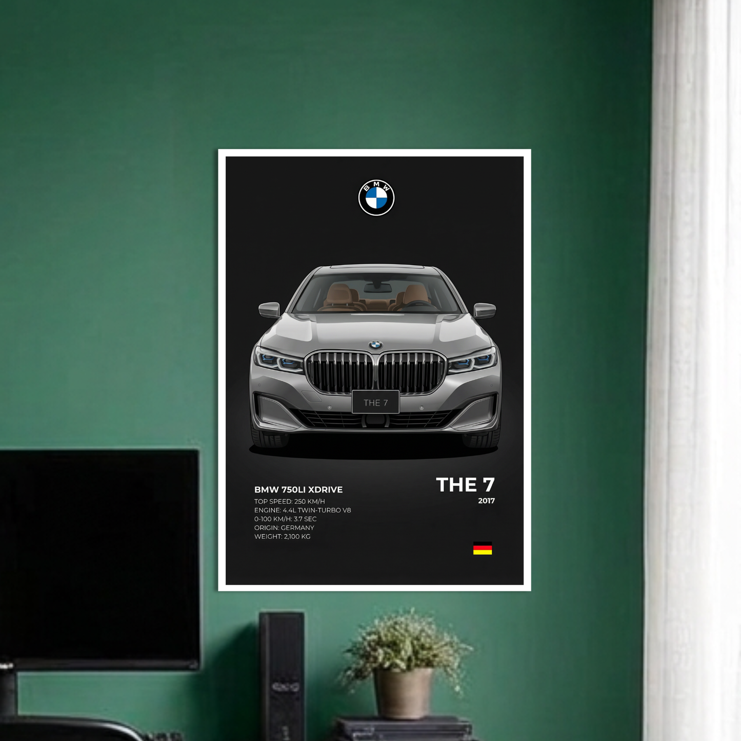 BMW THE 7 | C-4 | CAR POSTER