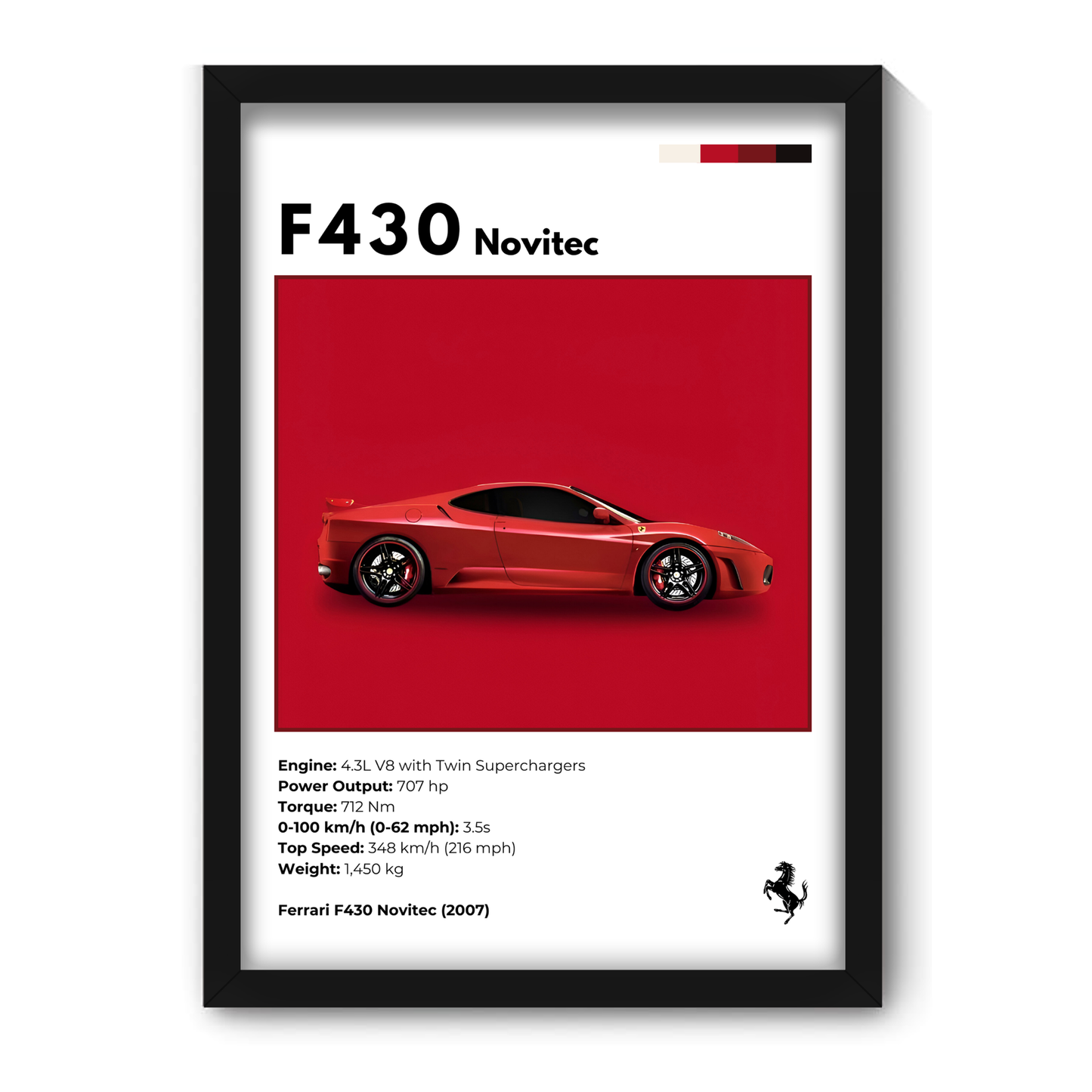 F430 NOVITEC | C-V3 | CAR POSTER