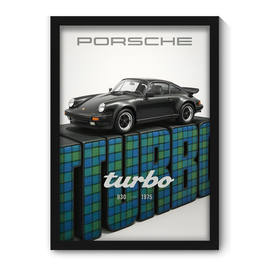 PORSCHE TURBO -1 | C-V3 | CAR POSTER