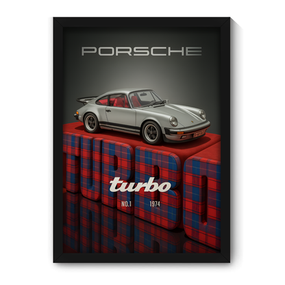 PORSCHE TURBO | C-V3 | CAR POSTER