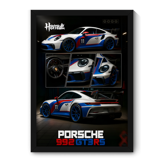 PORSCHE 992 GT3RS | C-V3 | CAR POSTER
