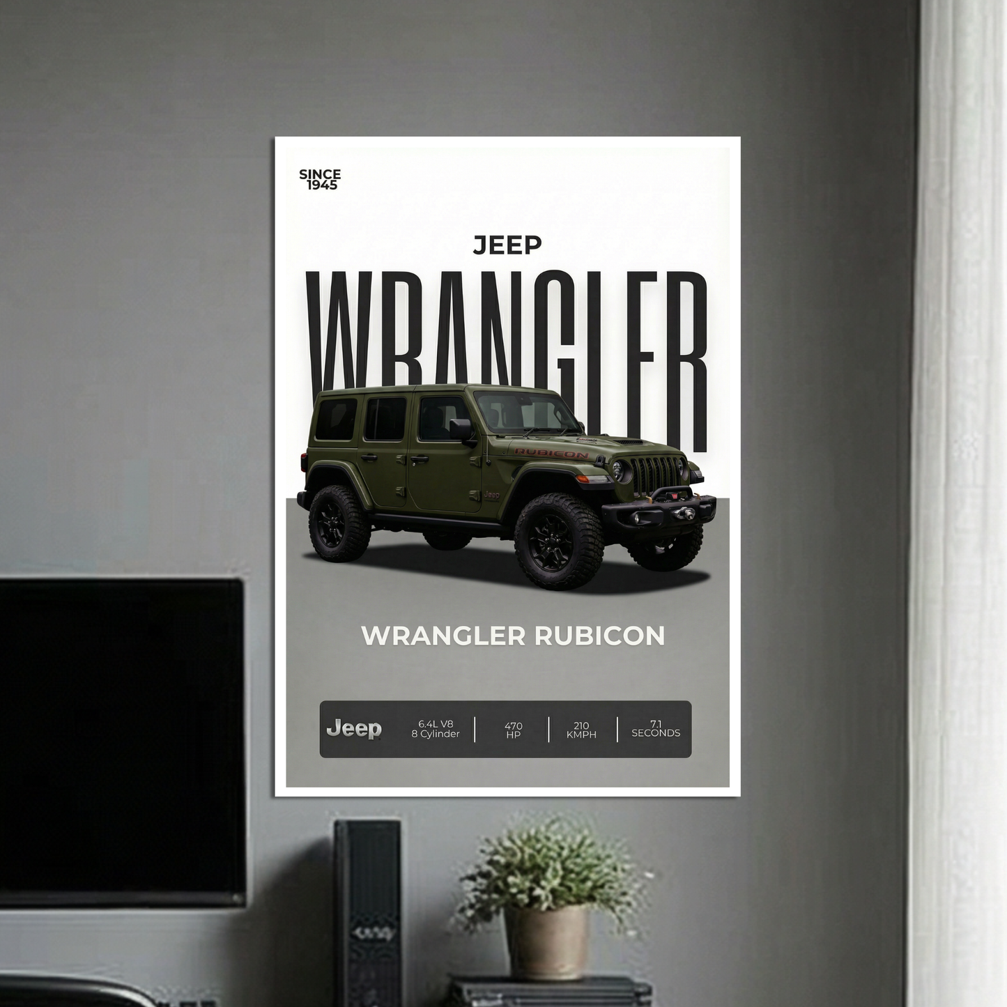 JEEP WRANGLER | C-3 | CAR POSTER