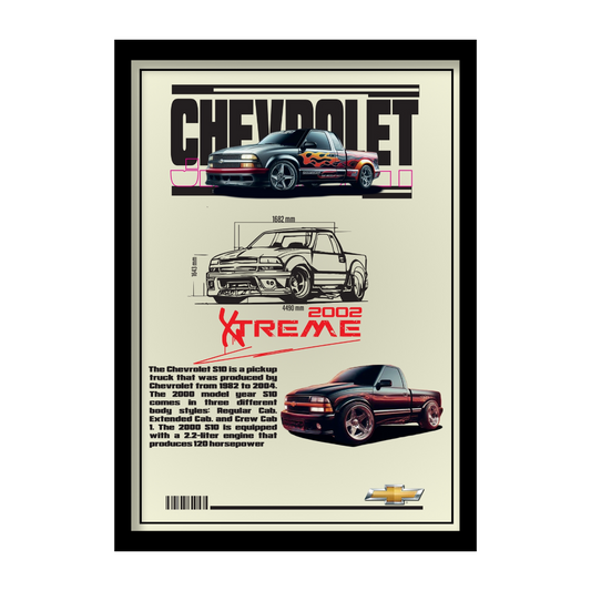 CHEVROLET XTREME 2002 - Premium Framed Poster