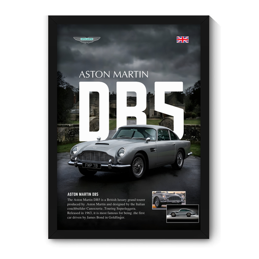 ASTON MARTIN DB5 | C-V3 | CAR POSTER