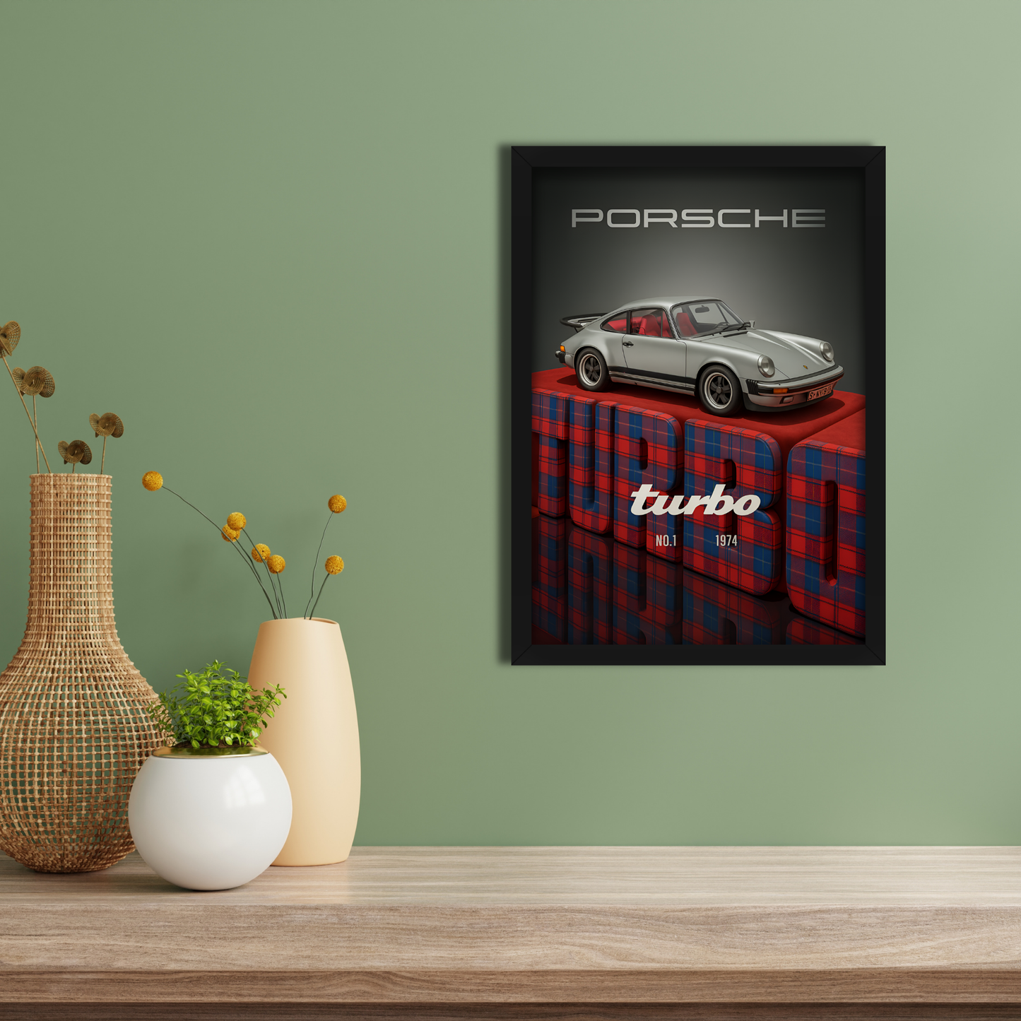 PORSCHE TURBO | C-V3 | CAR POSTER