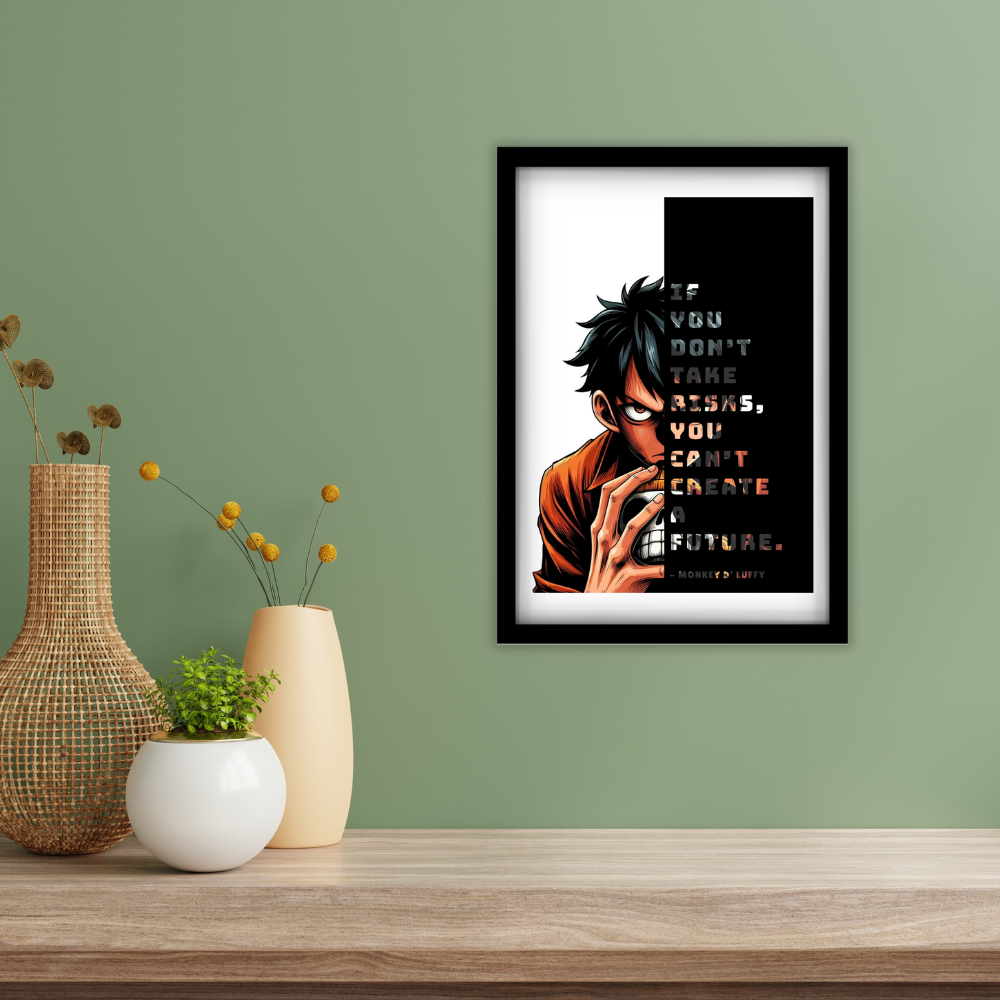 Create the Future – Luffy’s Risk Philosophy Poster