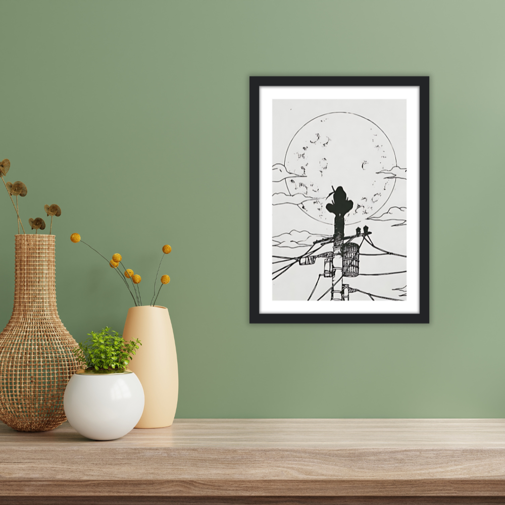 Shadow Under the Moon – Itachi Wall Poster