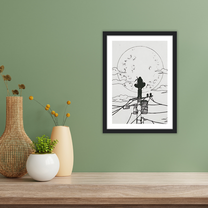 Shadow Under the Moon – Itachi Wall Poster