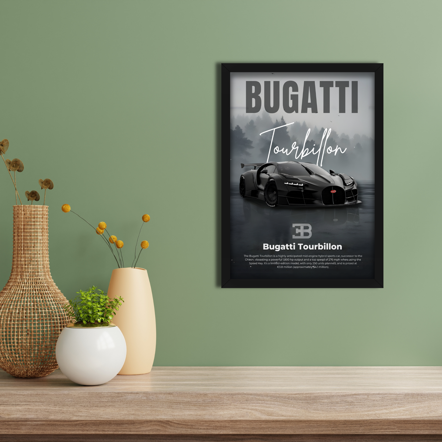 BUGATTI TOURBILLON | C-V3 | CAR POSTER