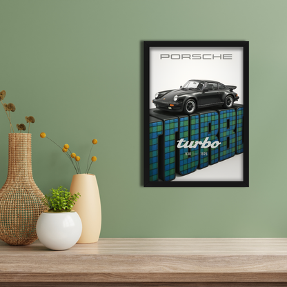 PORSCHE TURBO -1 | C-V3 | CAR POSTER
