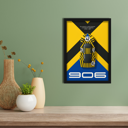 PORSCHE 906 CARRERA 6 | C-V3 | CAR POSTER