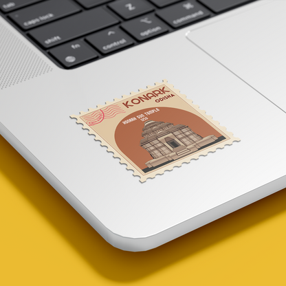 CITY STAMP KONARK STICKER