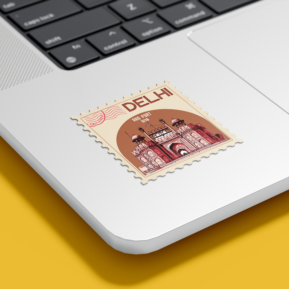 CITY STAMP DELHI STICKER