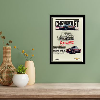 CHEVROLET XTREME 2002 - Premium Framed Poster