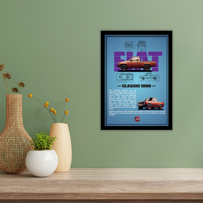FORD 1980 - Premium Framed Poster