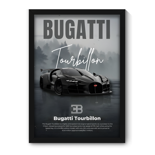 BUGATTI TOURBILLON | C-V3 | CAR POSTER