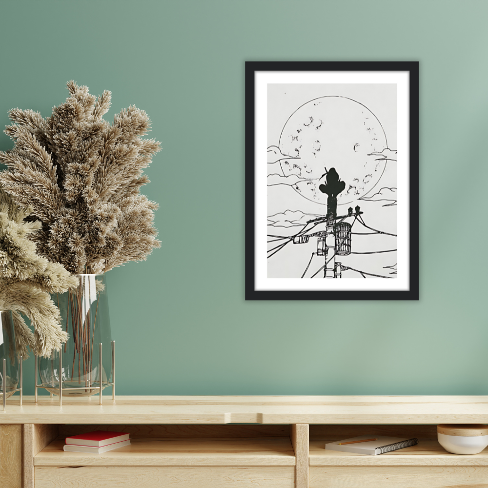 Shadow Under the Moon – Itachi Wall Poster