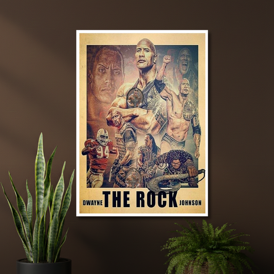WWE | ROCK | Wrestling Poster