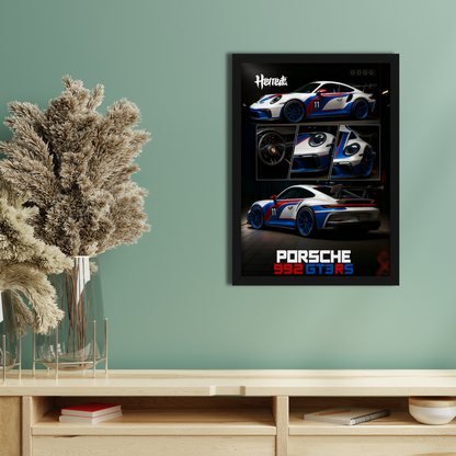 PORSCHE 992 GT3RS | C-V3 | CAR POSTER