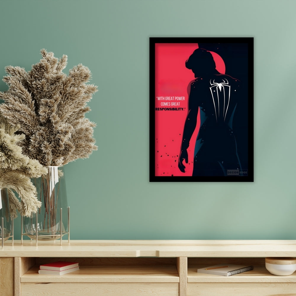 Shadow of Responsibility - Premium Framed Poster