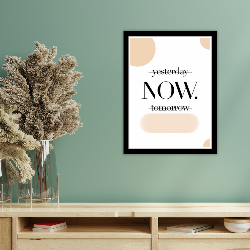 Now-Premium Framed Poster