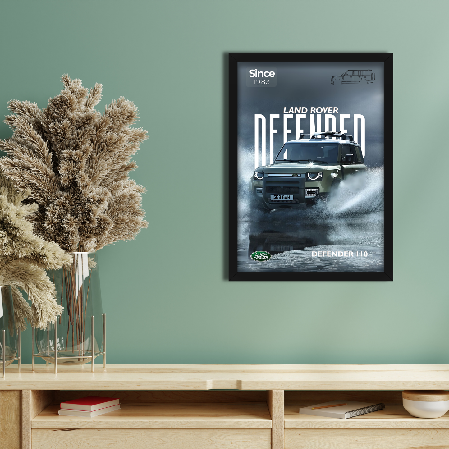 LAND ROVER DEFENDER | C-V3 | CAR POSTER