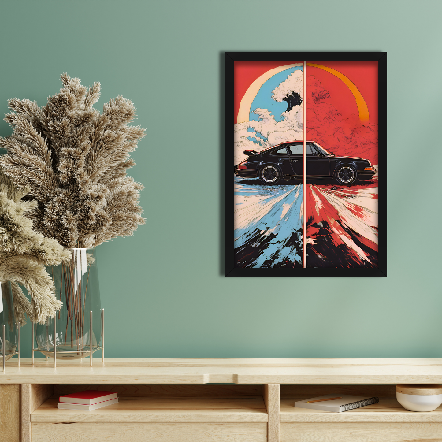 PORSCHE  911 TURBO | C-V3 | CAR POSTER