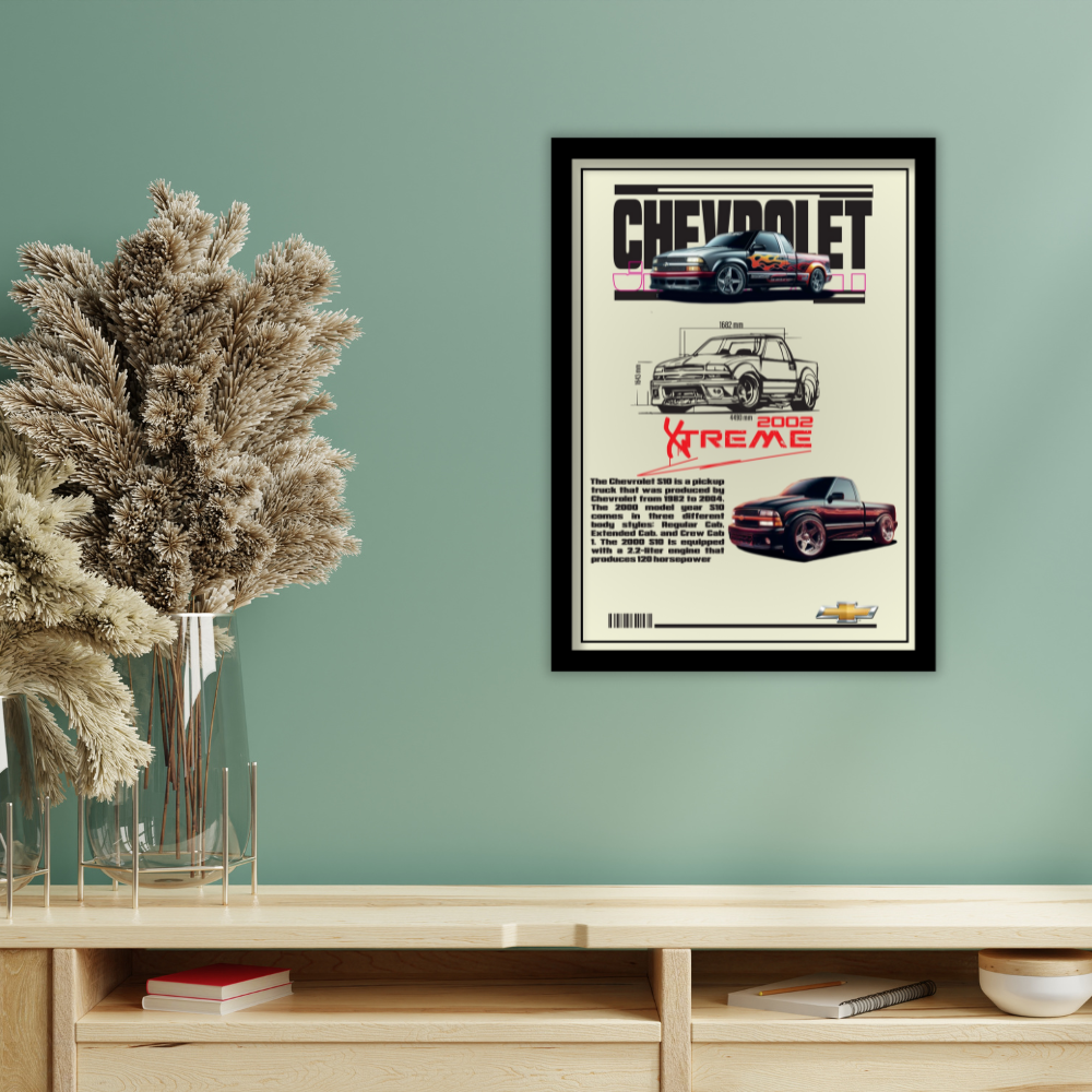 CHEVROLET XTREME 2002 - Premium Framed Poster