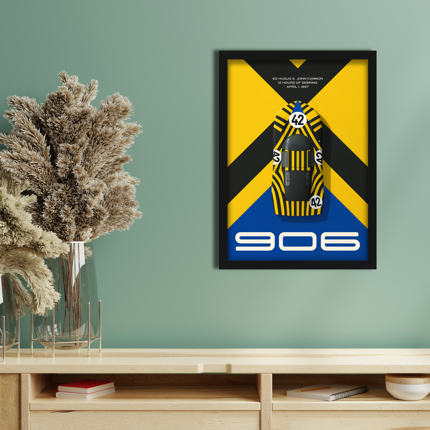 PORSCHE 906 CARRERA 6 | C-V3 | CAR POSTER