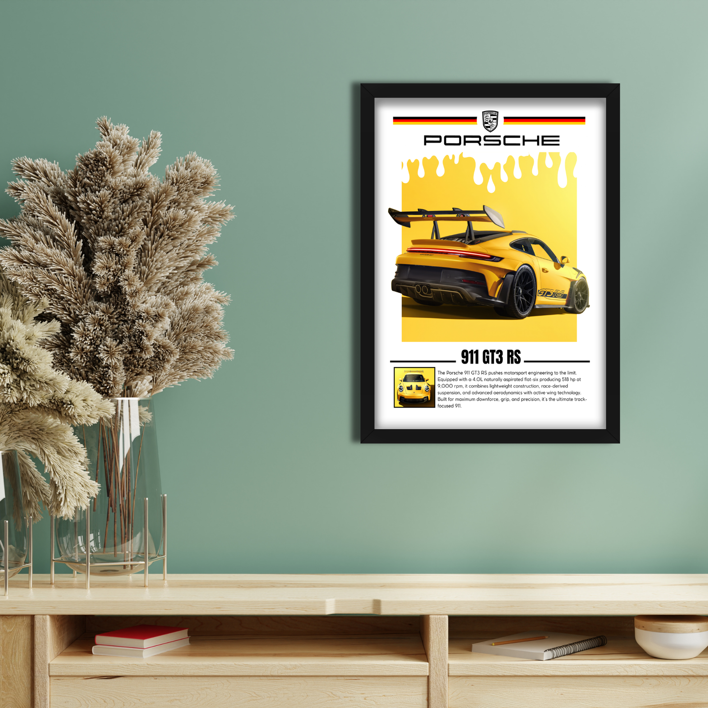 PORSCHE 911 GT3 RS | C-V5 | CAR POSTER