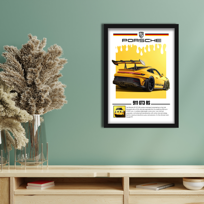 PORSCHE 911 GT3 RS | C-V5 | CAR POSTER