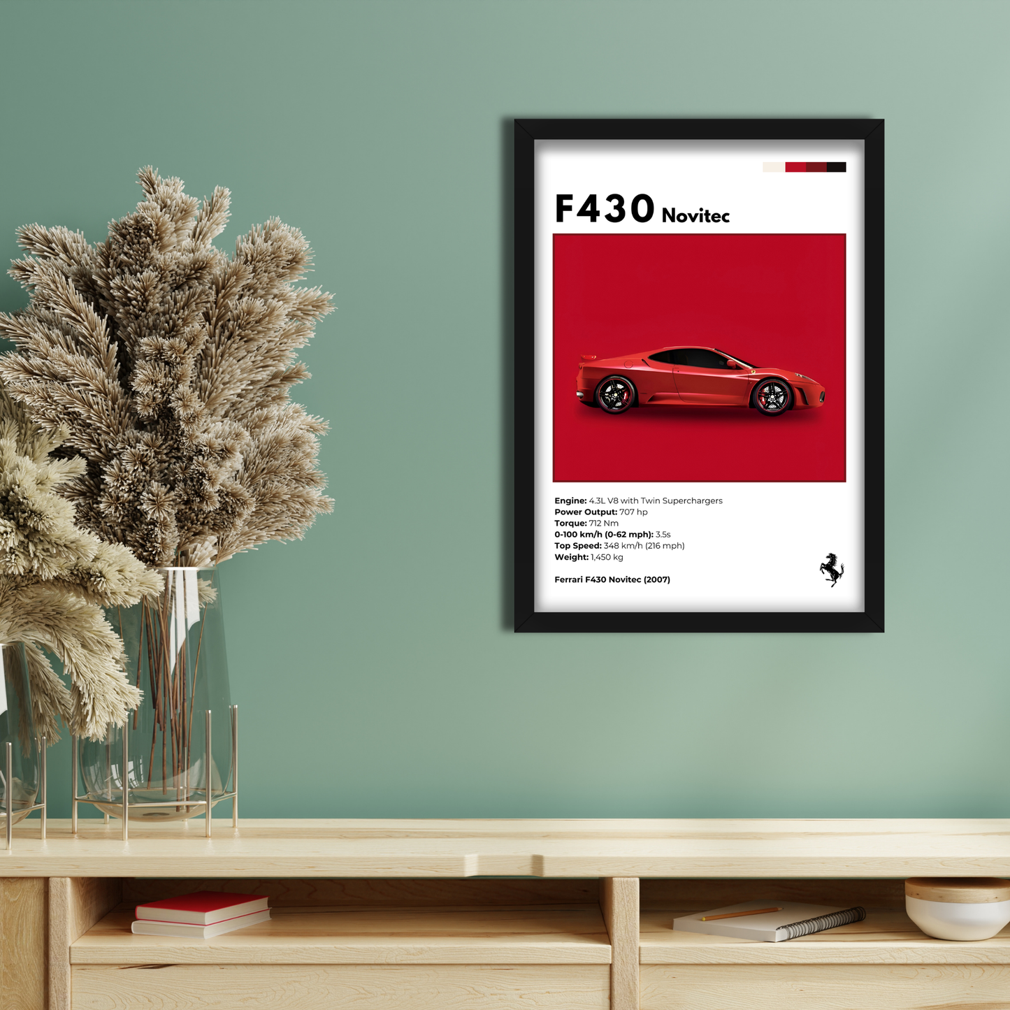 F430 NOVITEC | C-V3 | CAR POSTER
