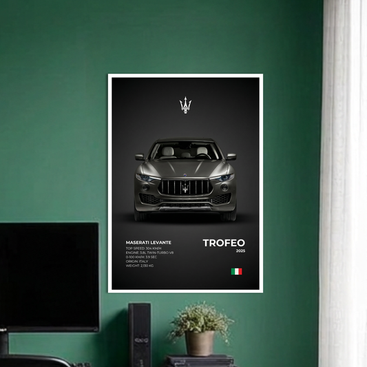 MASERATI LEVANTE TROFEO | C-4 | CAR POSTER