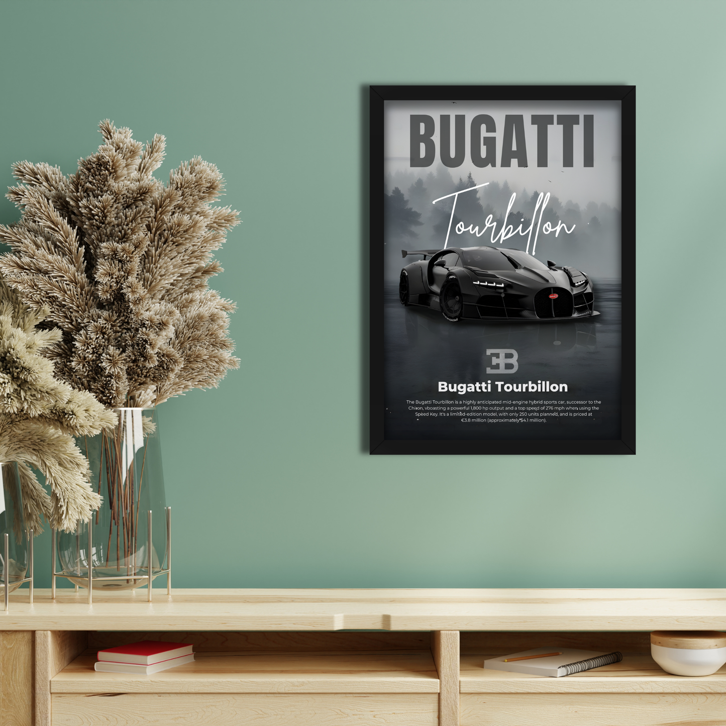 BUGATTI TOURBILLON | C-V3 | CAR POSTER
