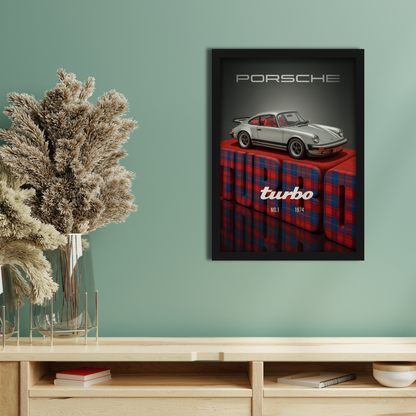 PORSCHE TURBO | C-V3 | CAR POSTER
