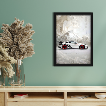 PORSCHE GT3RS | C-V3 | CAR POSTER