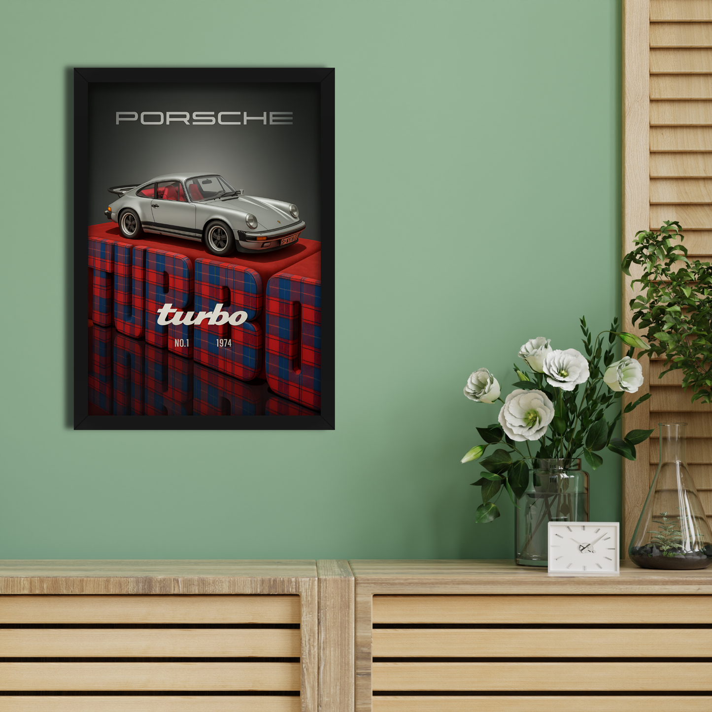 PORSCHE TURBO | C-V3 | CAR POSTER