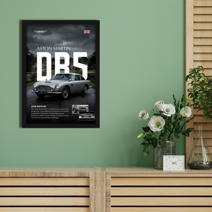 ASTON MARTIN DB5 | C-V3 | CAR POSTER