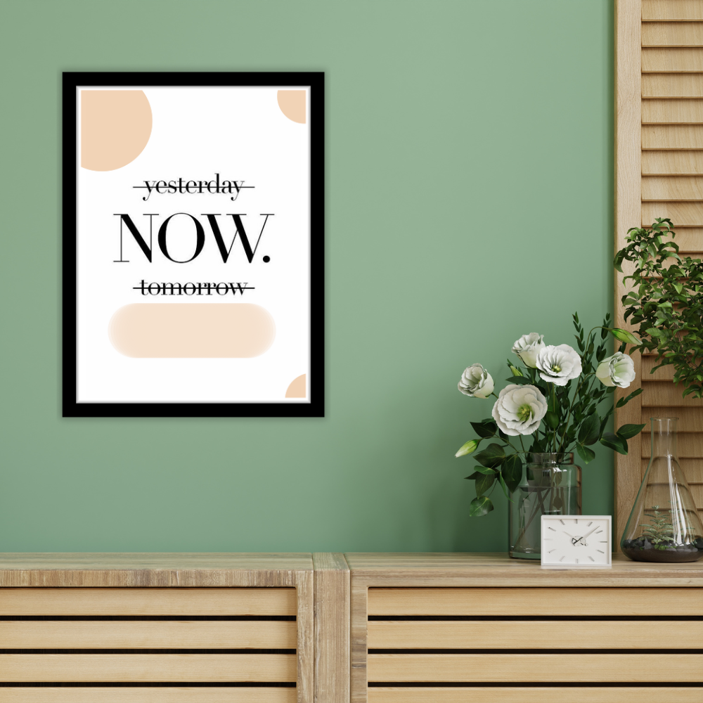 Now-Premium Framed Poster