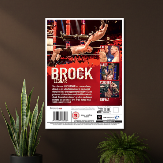 WWE | BROCK LESNER | Wrestling Poster