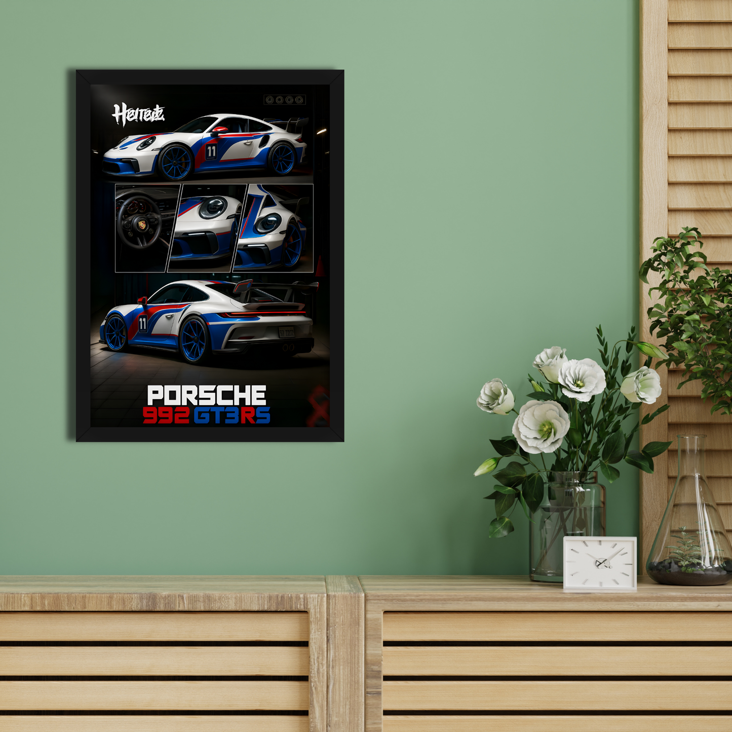 PORSCHE 992 GT3RS | C-V3 | CAR POSTER