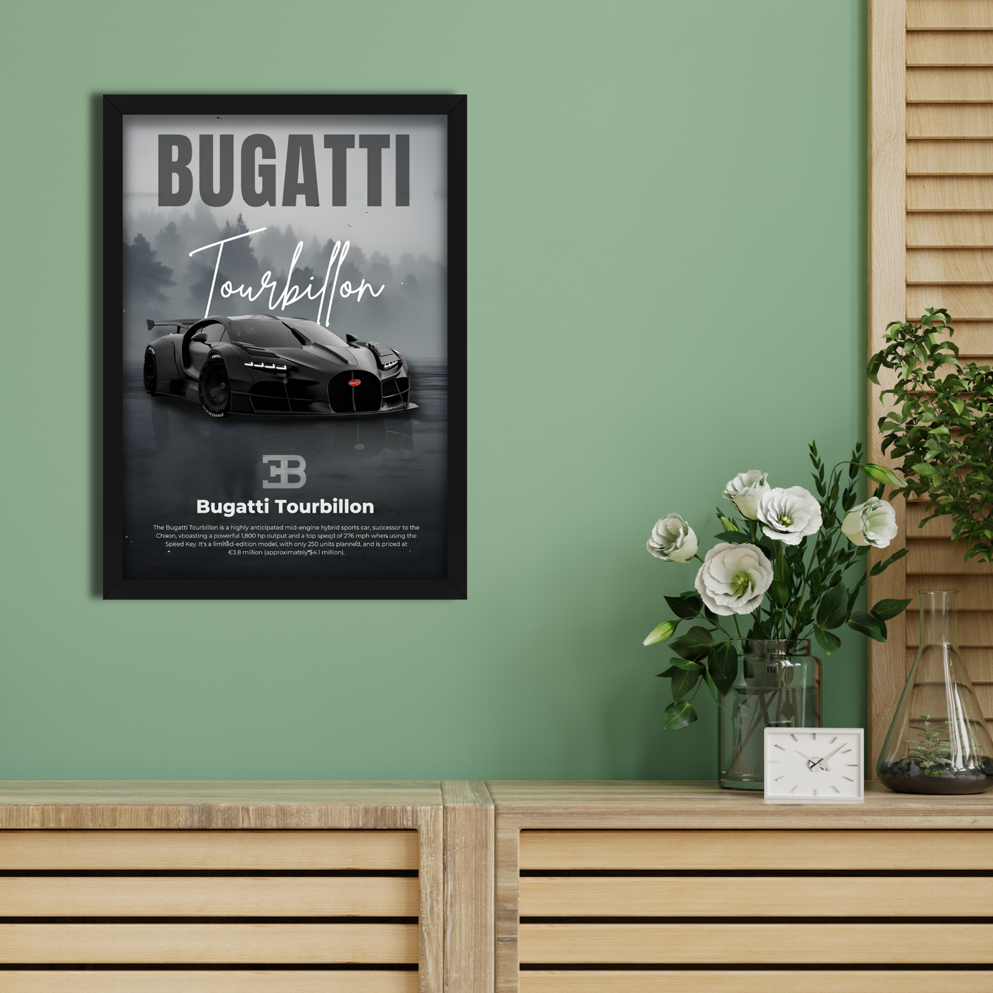 BUGATTI TOURBILLON | C-V3 | CAR POSTER