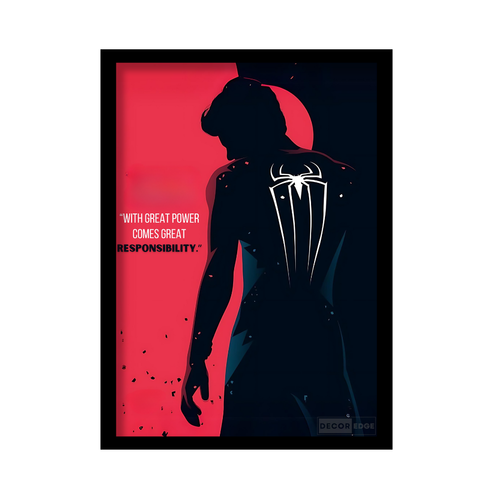 Shadow of Responsibility - Premium Framed Poster