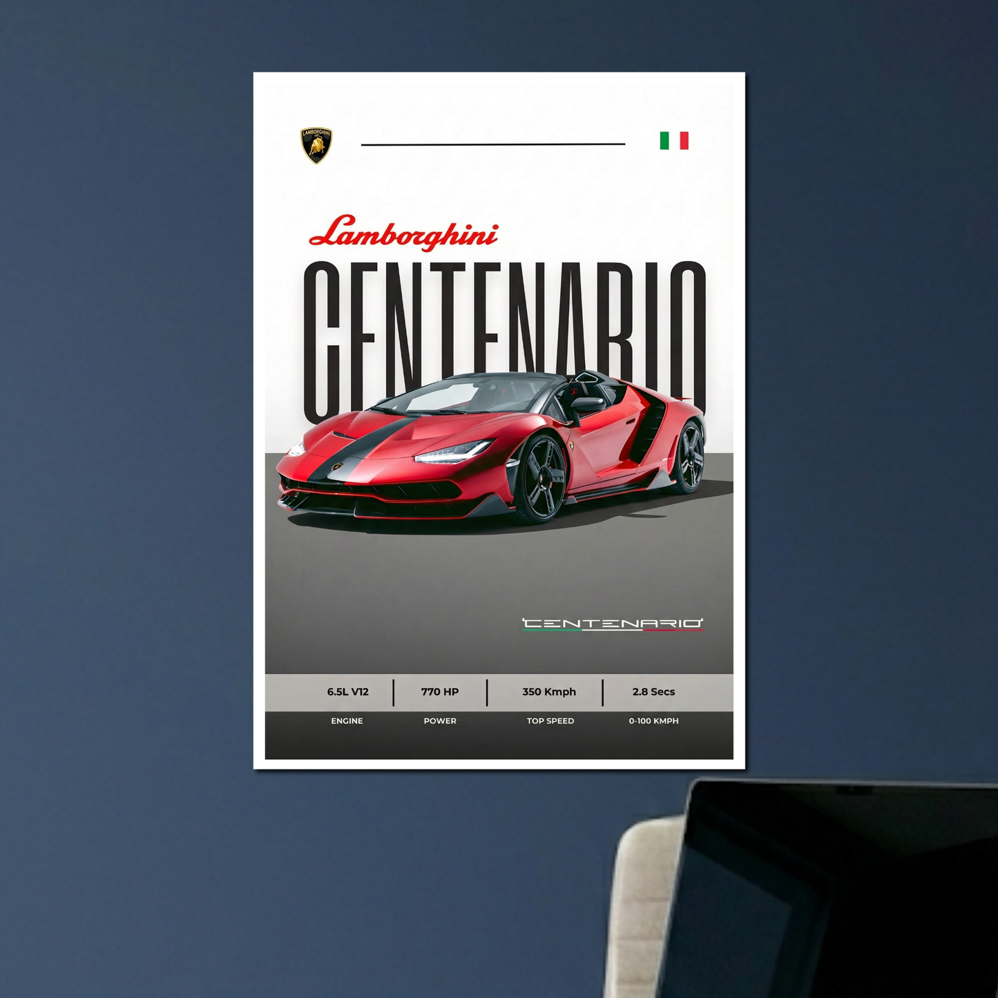 LAMBHORGHINI CENTENARIO-2 | C-2 | CAR POSTER