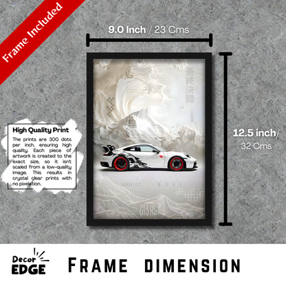 PORSCHE GT3RS | C-V3 | CAR POSTER