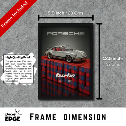 PORSCHE TURBO | C-V3 | CAR POSTER
