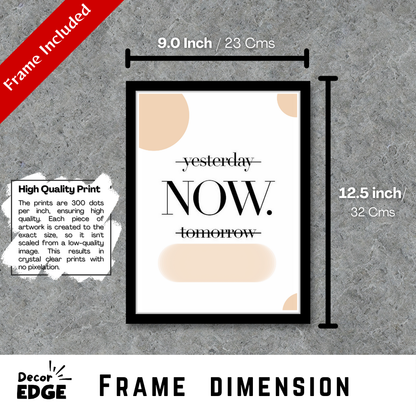 Now-Premium Framed Poster