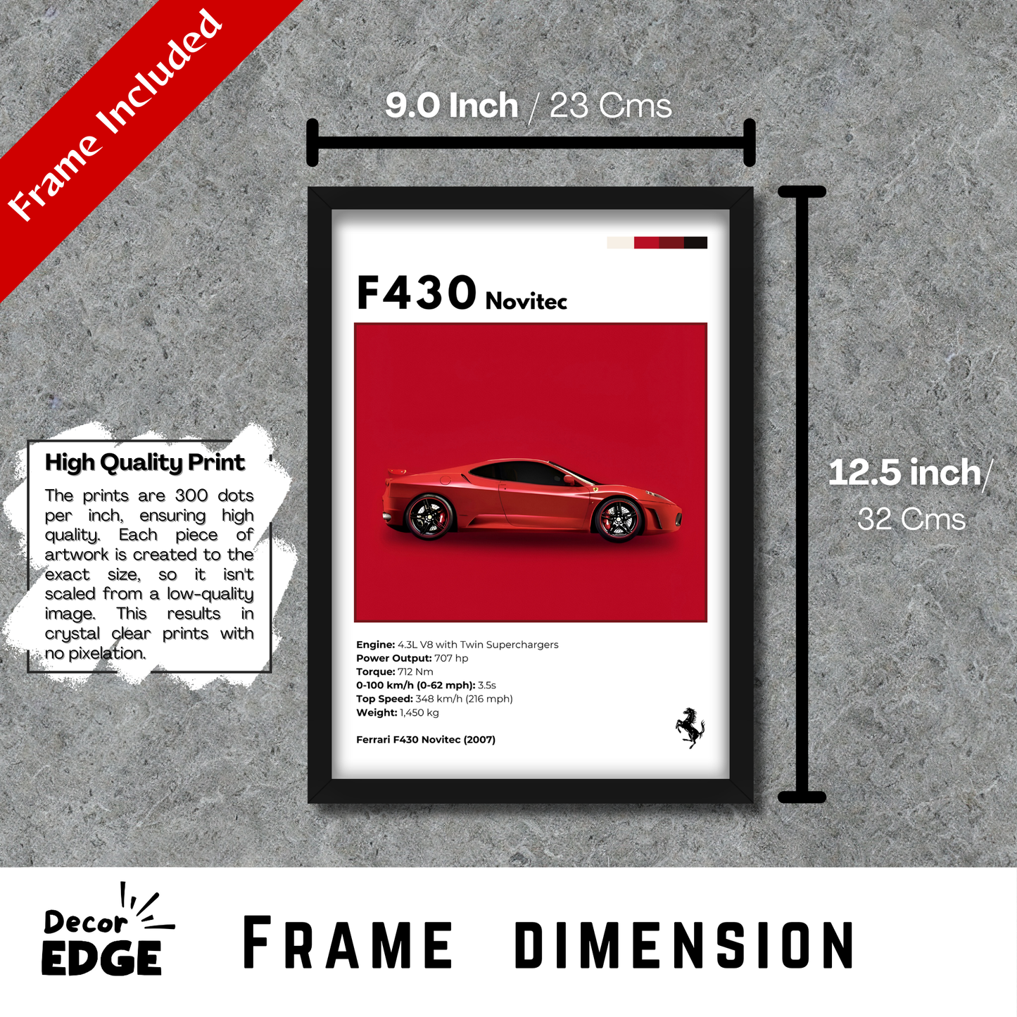 F430 NOVITEC | C-V3 | CAR POSTER